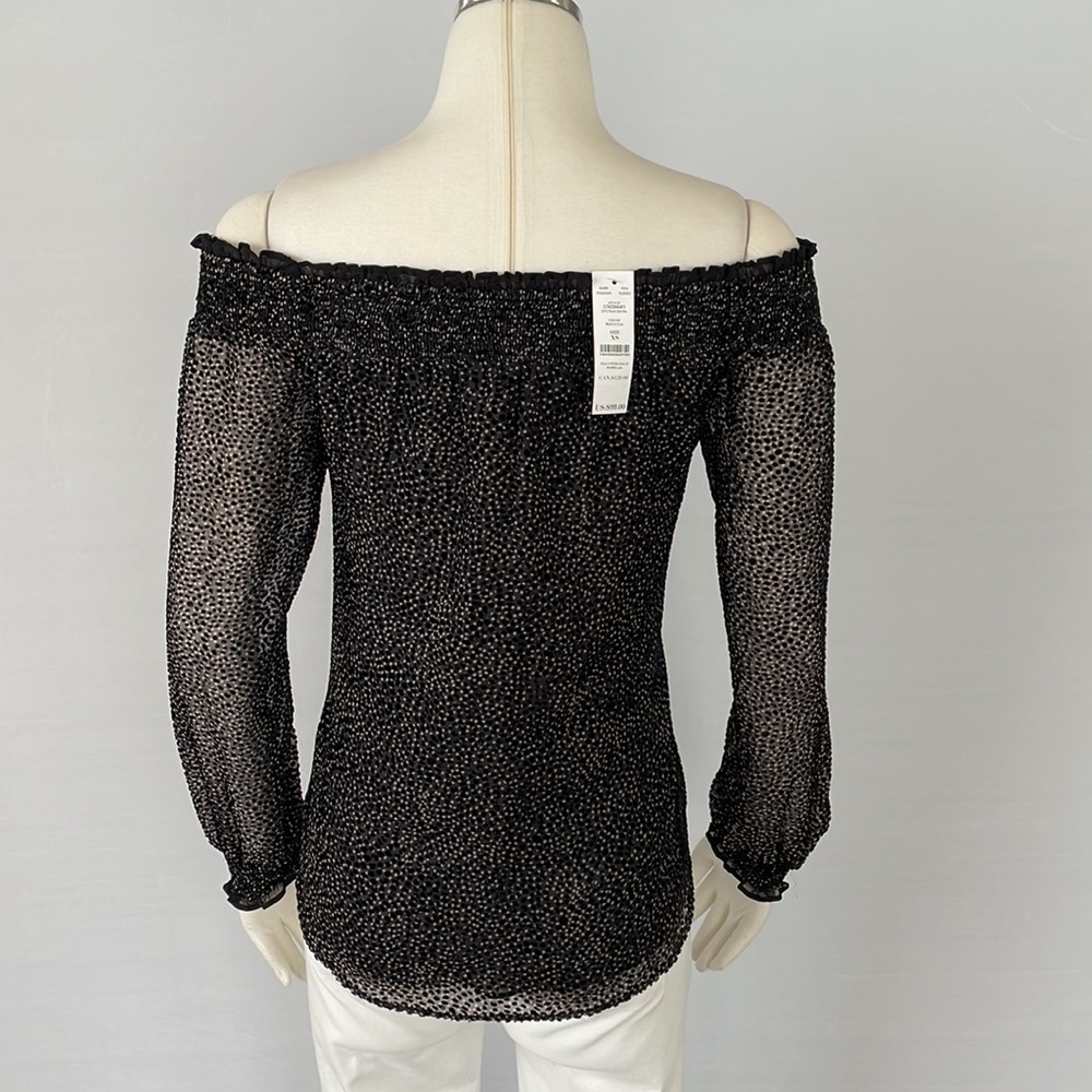NWT WHBM Off the shoulder blouse XS - Picture 13 of 16